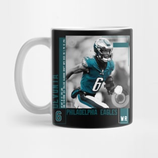 Devonta Smith Paper Poster Mug